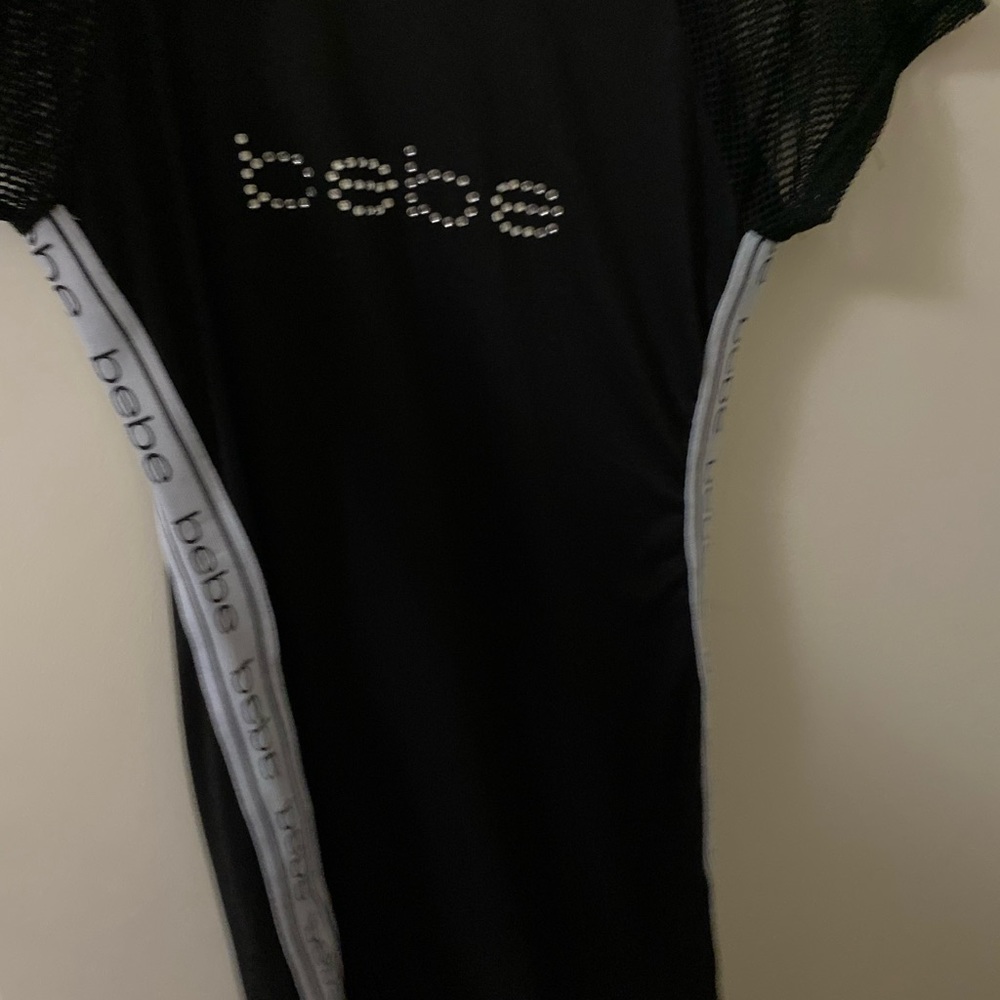 Black Bebe Skin Tight Dress